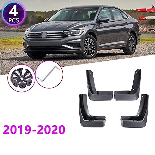 Bavettes de protection contre les éclats de graviers pour VW Jetta Mk7 2019 pare-boue auto robuste - 2