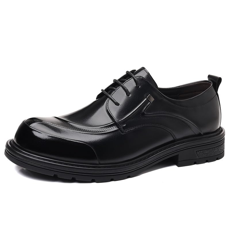 Mens Dress Shoes Oxford Lace-up Genuine Leather Low Comfortable Soft Mens Oxford