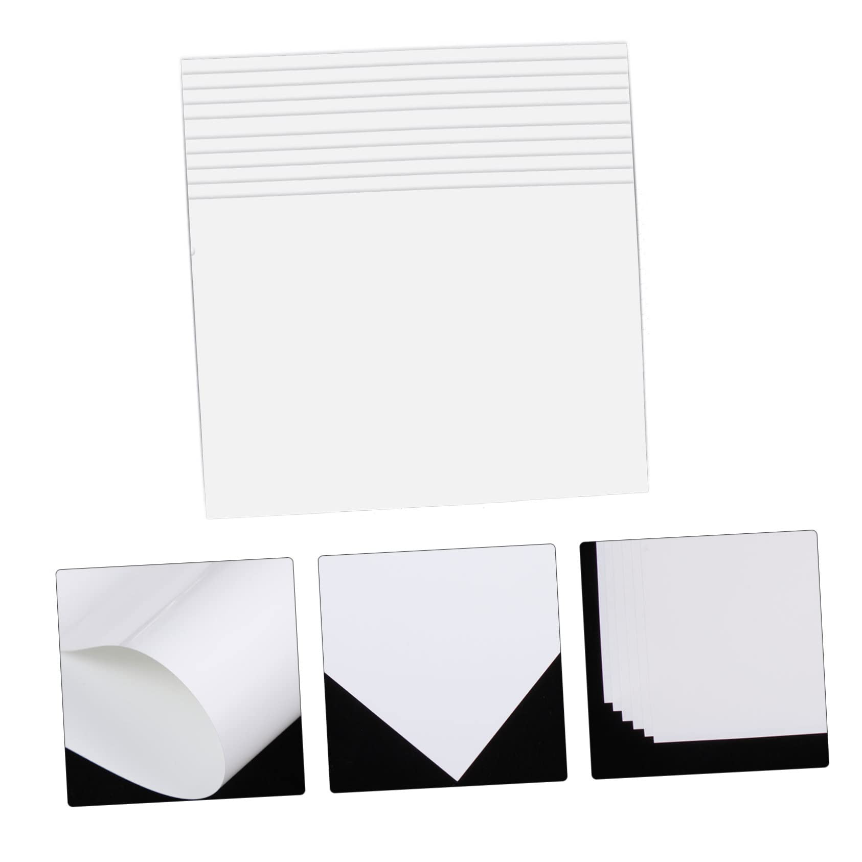 Housoutil 5 Ensembles Papier Photo Brillant Pour Impression Papier À Double Face Pour Photos Et Créatifs 10 Feuilles*5