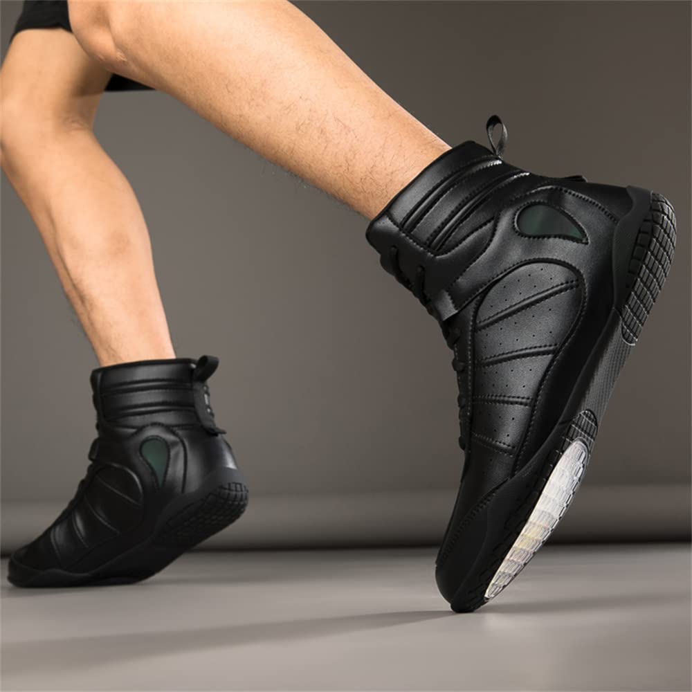 Zapatos de Boxeo para Hombres Zapatos de Lucha Profesional Botas de Boxeo para Entrenamiento físico para Mujeres