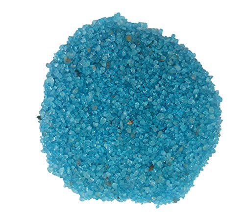 Image of Maalavya Sugar Size Crystal Sand for Home and Garden Decor, Aquarium Substrate (Cerulean Blue, 950 Grams)