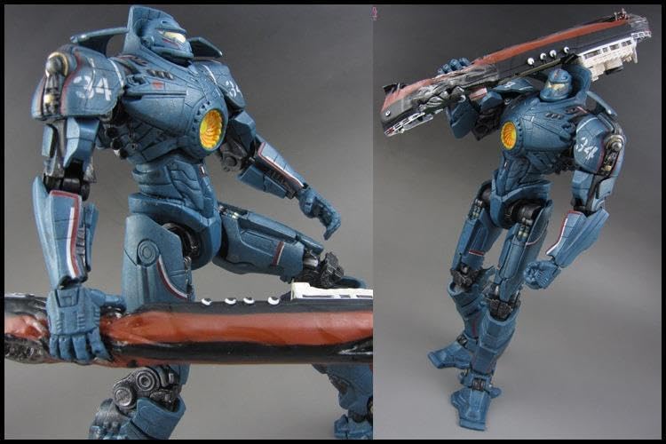 Miniatura 3 de QUUUY The Series of Pacific Rim Figura de acción Gipsy Danger 1 Figura de acción - Figura de lujo de 7 pulgadas, en caja, idea de regalo única