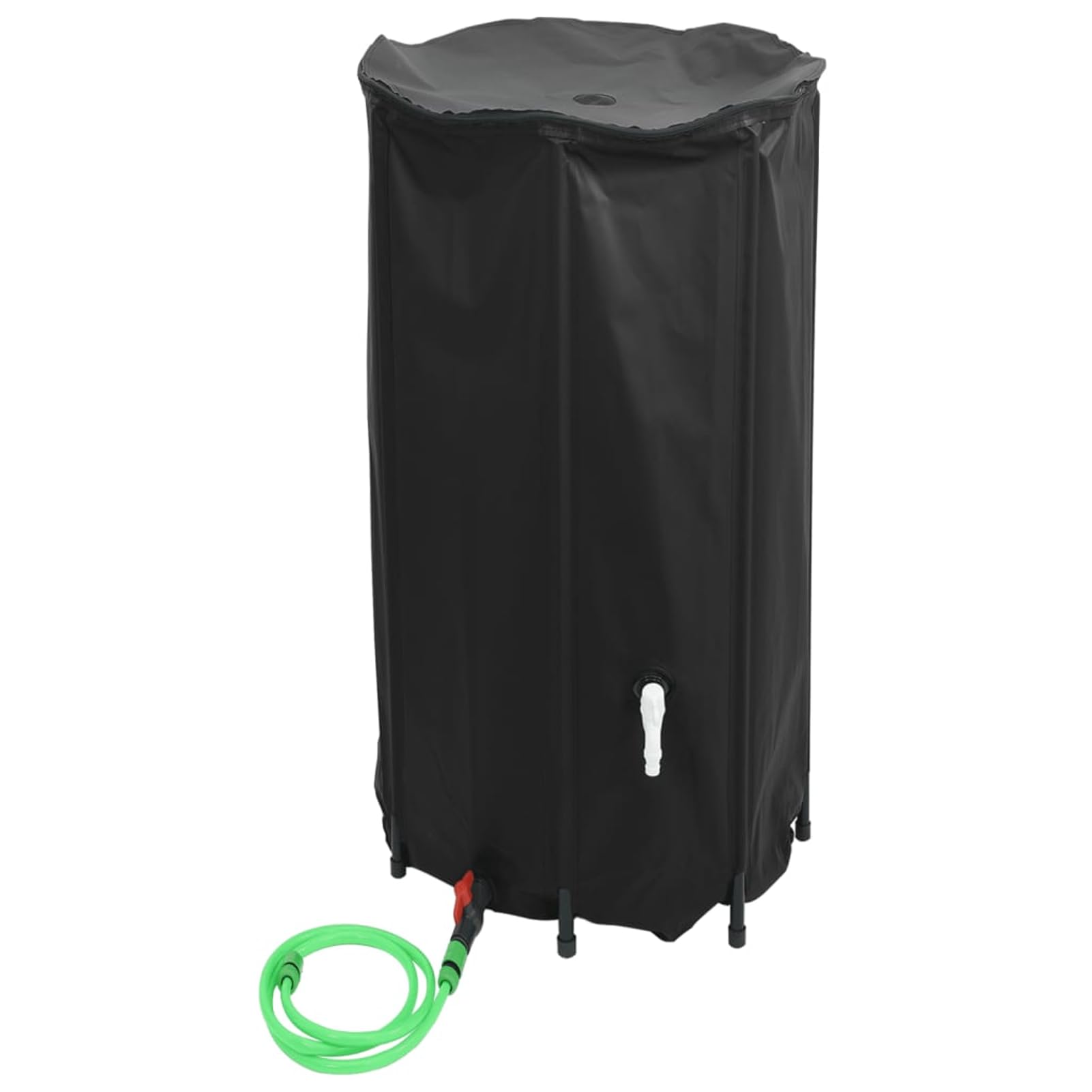 Homgoday Depósito de Agua Plegable con Grifo PVC 380 l, Recipiente de Agua Plegable con Grifo, Bidón de Agua Plegable, Contenedor de Agua， Garrafa de Agua Plegable Potable para Exterior