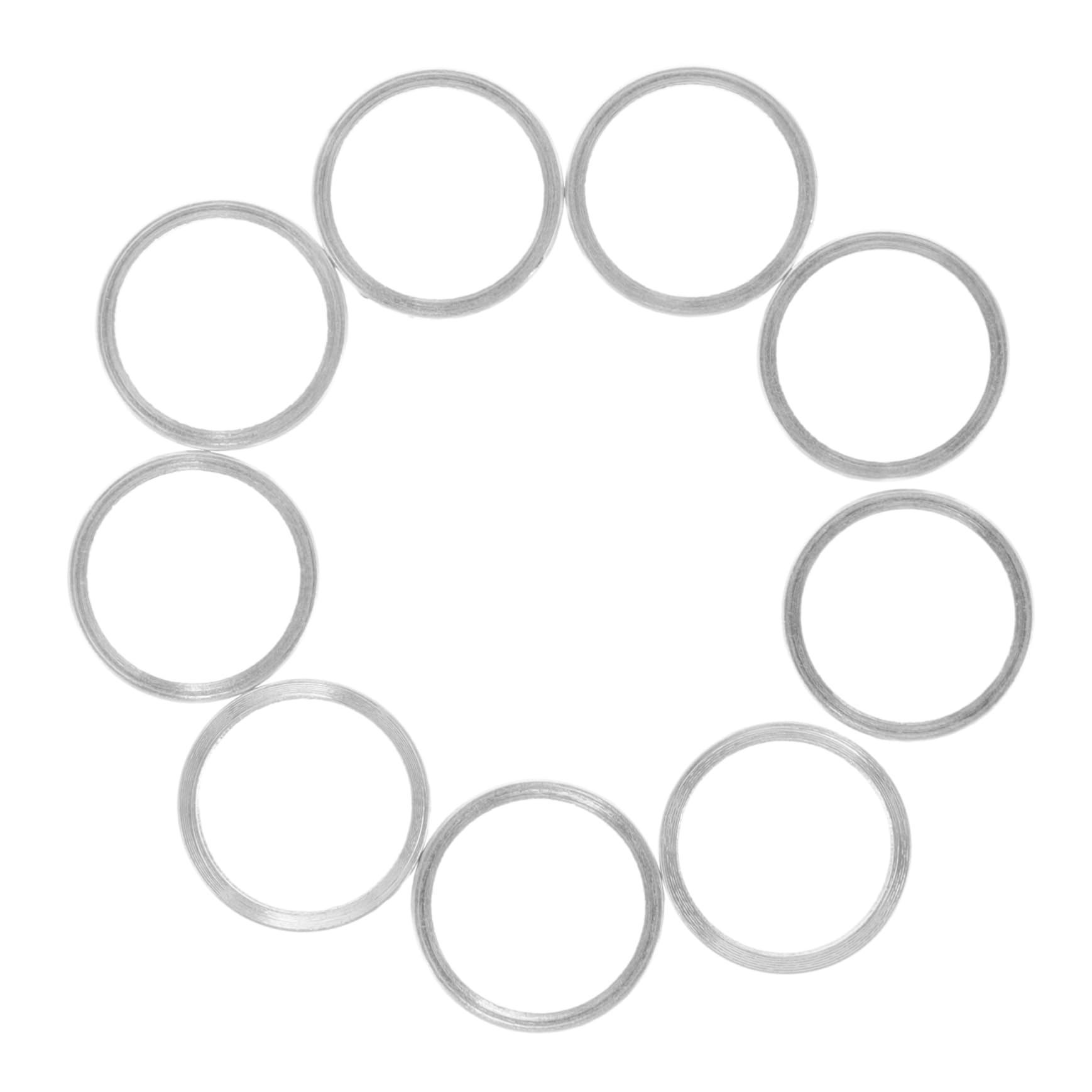 Milisten 10pcs Aluminum Bike Headset Spacers for Mountain Bikes Handlebar Stem Adapters Fork Stem Washers Bike Part Replacement