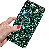 Etui Conque Art Beautyfull - Funda para Motorola G6, diseño de cristales brillantes, color verde