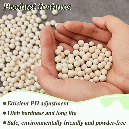 Timgle 4 Bag 3.3 lb Refill Condensate Neutralizer 7-8 mm Pickling Waste Liquid Neutralizer Acidic Water Increases Alkalinity Total 13.2 lb Weight Condensing Water Heater Condensate Neutralizes Balls