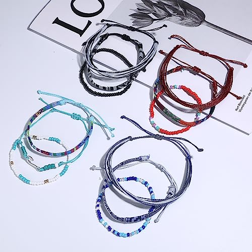 Lolias LO2K-SL15 24 Pieces Waterproof String Bracelets thumb #8