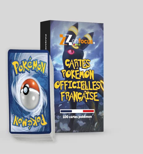ZENFOCUS 100 Cartes GX pokémon en français, sans doublon pour Les passionnés de Cartes et Les Enfants