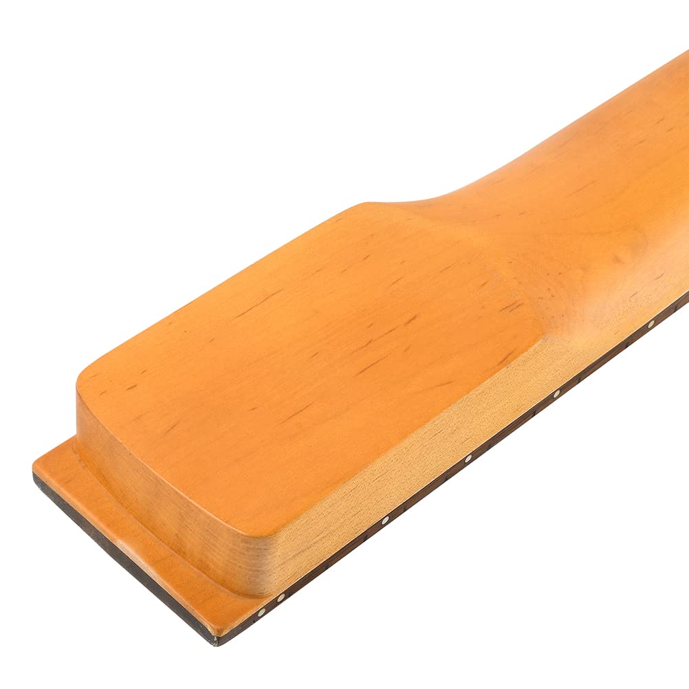 BTSEURY 24 tasti 65,6 cm manico in acero palissandro tastiera chitarra collo LP sostituzione