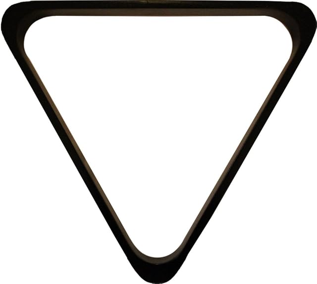 Other 2 1/16"" INCH (52.5mm) 15 Ball BLACK Plastic Full Size SNOOKER BALL Triangle