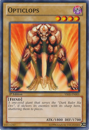 Yu-Gi-Oh! - Opticlops - YSKR-EN005 - Comune - Edizione illimitata - Deck Starter: Kaiba Reloaded