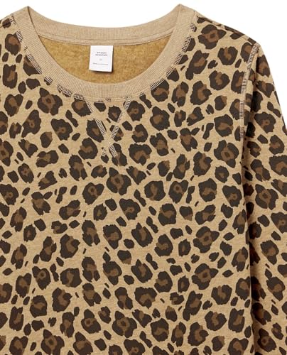 Image of Amazon Essentials Women's Fleece Crewneck Long Sleeve Pullover Sweatshirt (Available in Plus Size)