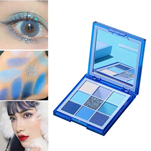 Freneci Sweatproof Matte e Shimmer Ombretto Make
