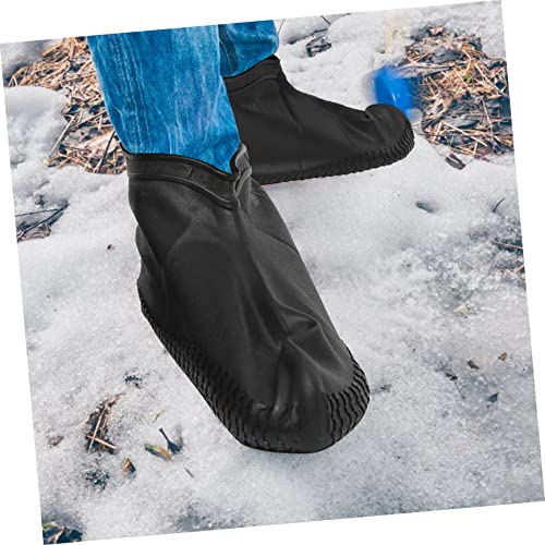 GALPADA 1 Par Cubrezapatos de Silicona Antideslizantes Impermeables para Hombres y Mujeres Reutilizables Flexibles para Viajes y Camping al Aire Libre miniatura 5
