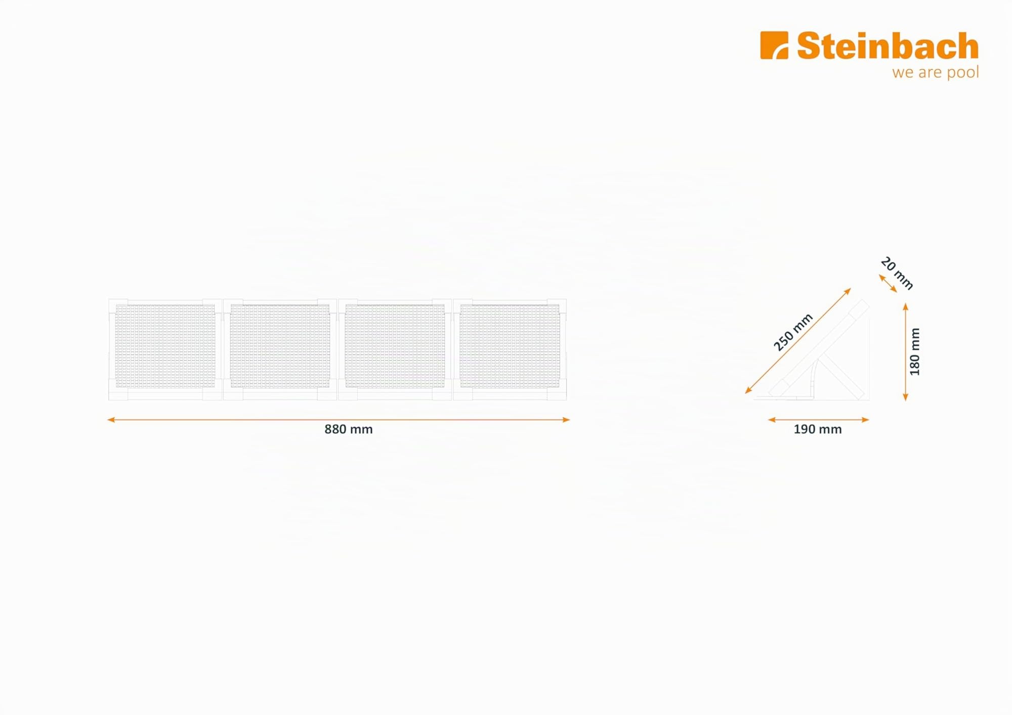 Steinbach Bomba de circulación con panel fotovoltaico – 040613 – Potencia de la bomba 3.000 l/h – Para piscinas con una capacidad de agua de hasta 19.000 l – Con un panel fotovoltaico plegable de 30 W