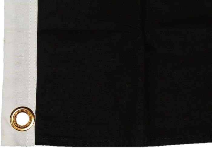 AES 3x5 Embroidered Sewn Jolly Roger Red Hat Pirate Cotton Flag 3'x5' (100% Cotton)