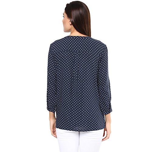 Image of Harpa Women Regular Fit Body Blouse Shirt