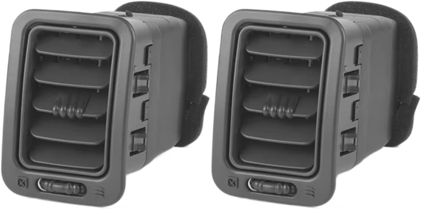 A/C Outlet Air Vent Panel Auto Dashboard Dash A/C Heater Air Vents Outlet 15176085 Compatible With Silverado For Sierra 1500 2000 2001 2002 2003 2004 2005 2006(2pcs Dark grey)