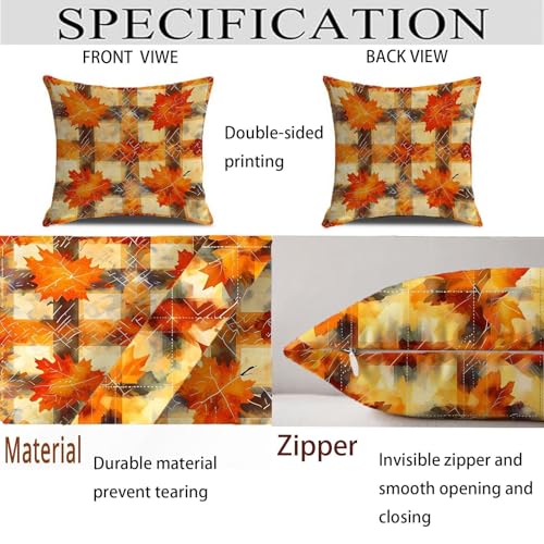 Housse de coussin orange imperméable pour protéger vos oreillers de patio