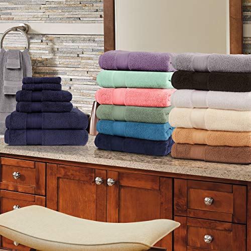 Superior Turkish Cotton 9-Piece Towel Set, 3 Bath, 3 Hand, 3 Face Towels For Home, Bathroom Essentials, Hotel, Resort, Spa, Shower, Adult, Kids, Airbnb, Plush, Soft, Apartment, Olive Green #TOP6
