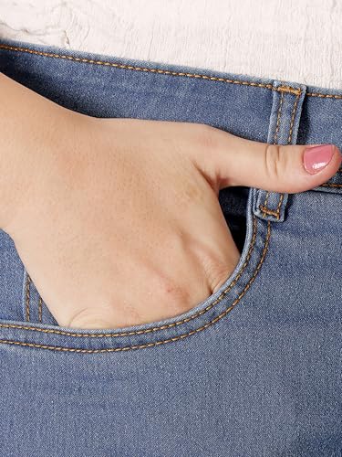 Image of Miss Chase A+ Women's Wide-Leg High Rise Regular-Length Stretchable Denim Jeans