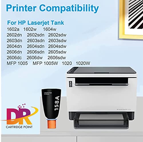 Image of DR Cartridge POINT158A (W1580A) Black Toner Reload Kit Compatible forLaserjet Tank MFP 1005 (Pack of 1)
