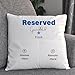 Personalized Pillow with Pockets, Reserved for Granddad Cushion Custom Gift for Grandpa or Dad with Glasses Remote Holder Dad’s Spot Pillow Father's Day Gift Idea Birthday Present for Daddy or Uncle