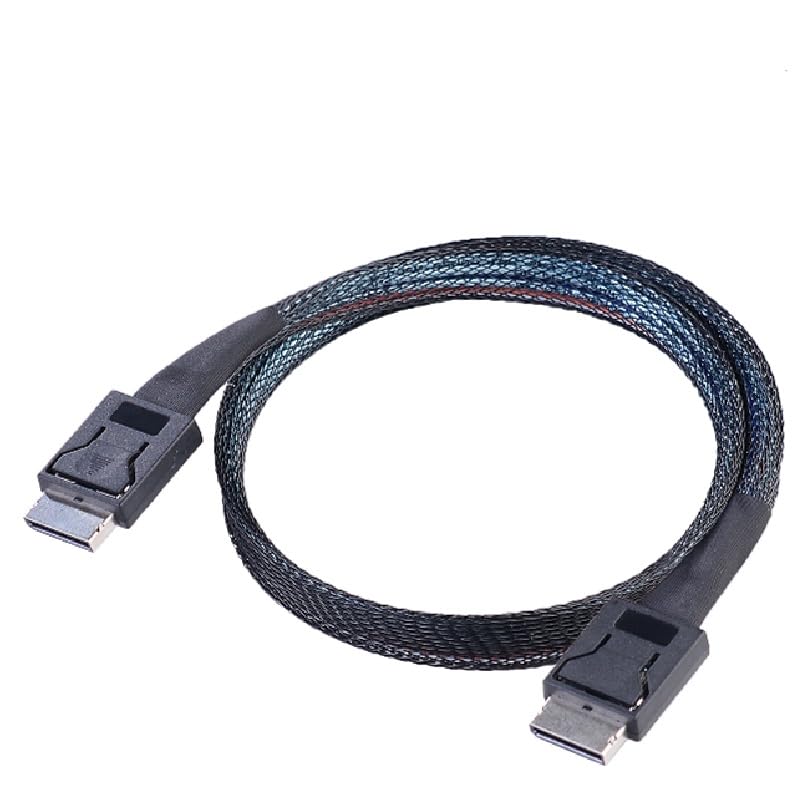 KAGAUOAS KAGAOAS OCuLinkconnector Cable SFF-8611 4i to SFF-8611 4i Server PCIe4.0 High Speed Data Transfer Cable, 50 cm