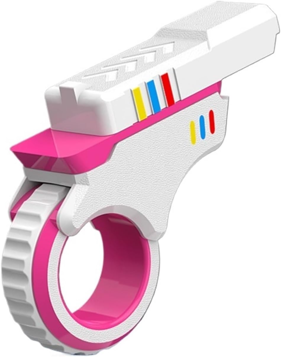 Toys Rotary Finger Sliders Fidget Toy Office Pressure Relief Slider Ratchet Fingertip Textured(Mix Black)