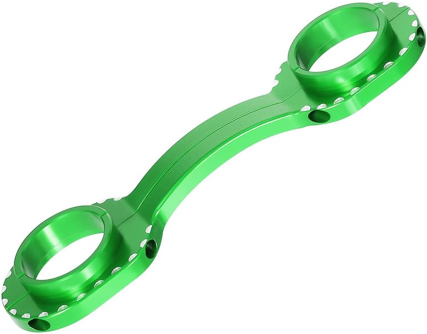 KLR650 Front Suspension Stabilizer Compatible with KLR650 2008-2024, CNC-machined, Fork Brace Fork Stabilizer (Green) Aluminum