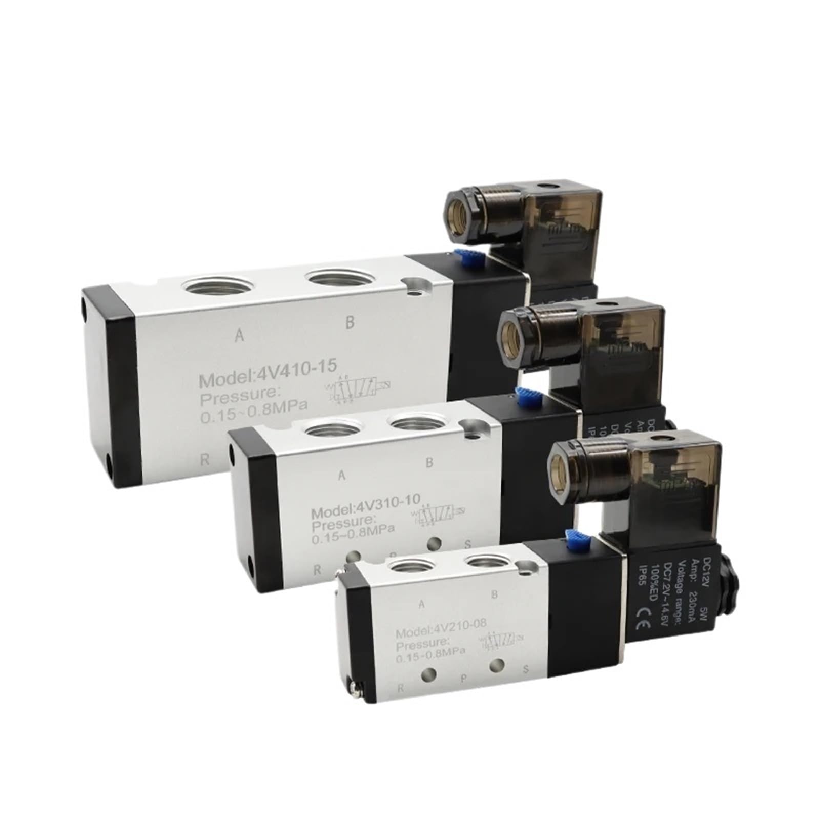 Électrovanne 5 voies 4V110-06 DC24V pour stopper les fuites de gaz