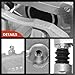 A-Premium Disc Brake Caliper Assembly with Bracket Compatible with Select Acura and Honda Models - CL, TL, TSX, Accord, RL - Front Driver and Passenger Side, 2-PC Set