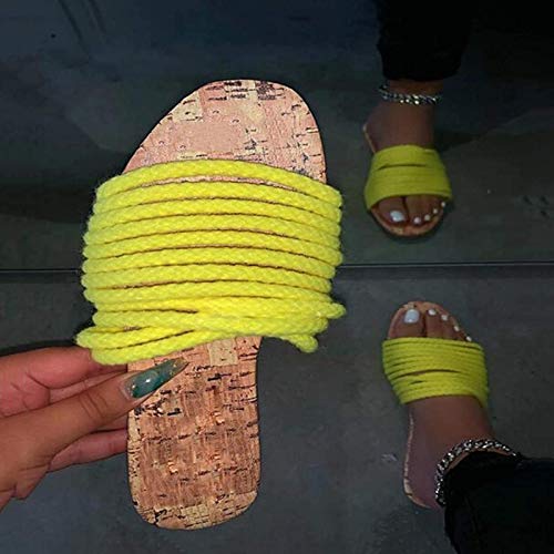 Mbswdd women's slide sandals casual summer beach fashion flat san…
