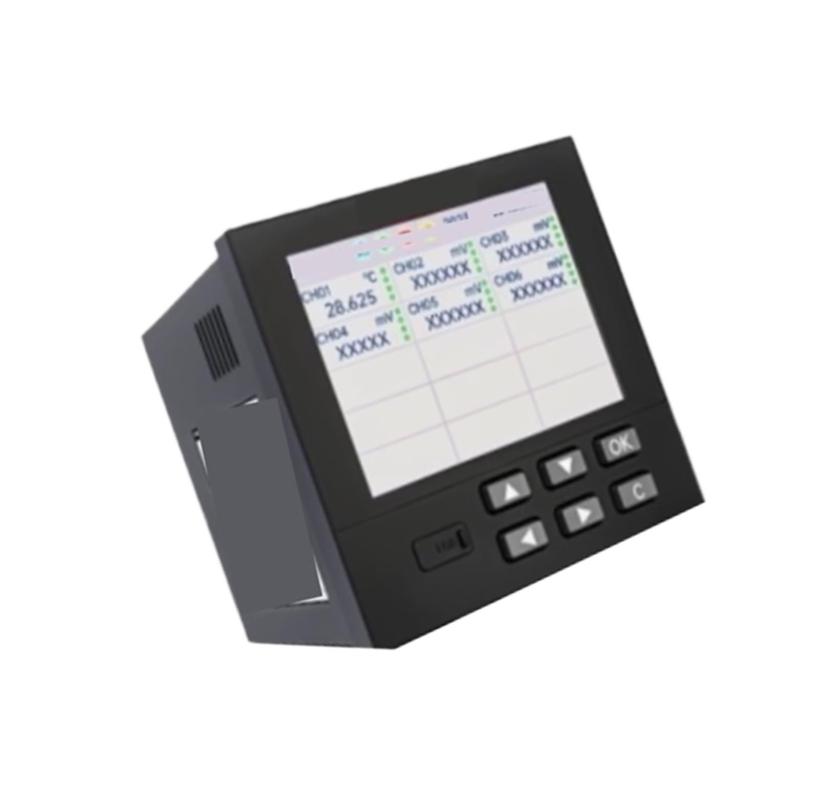 Grabador sin papel, MIK-RN3000 6 canales | Registrador de voltaje actual de presión de temperatura