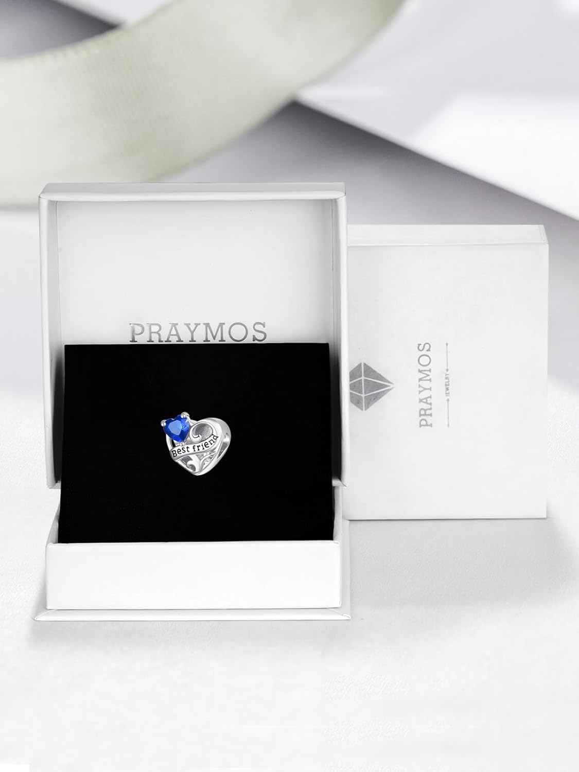 PRAYMOS Charms Beads for Women 925 Sterling Silver Dangle Pendant Bead Girl Jewelry Beads DIY Gifts for Women Bracelet Necklace