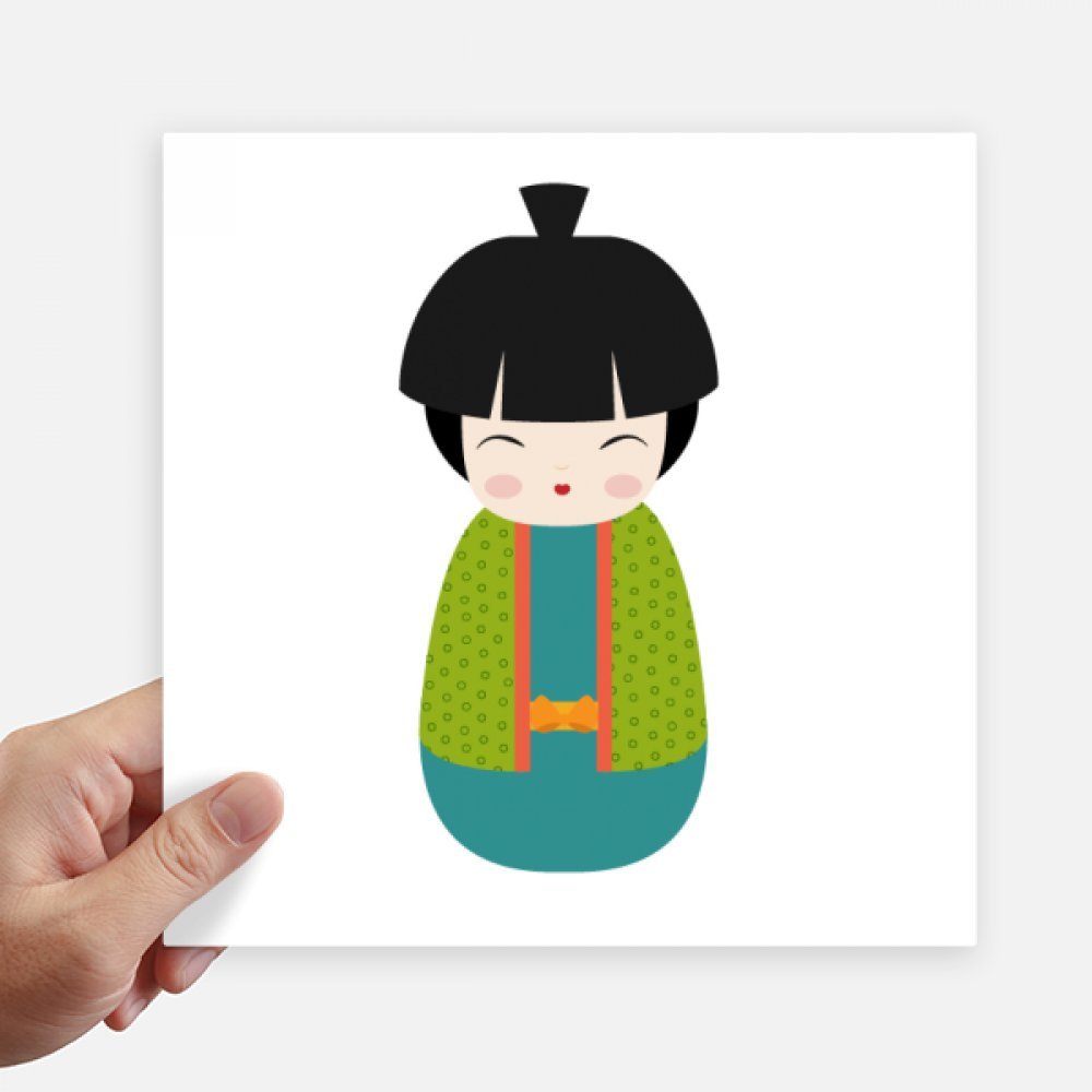 Autocollants poupée kimono sticker mural moto valise pc 4pcs