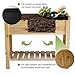 Raised Garden Bed Wood Planter Box Outdoor Wooden Elevated Planters Raised Beds with Legs for Vegetable Flower Herb, 39.37