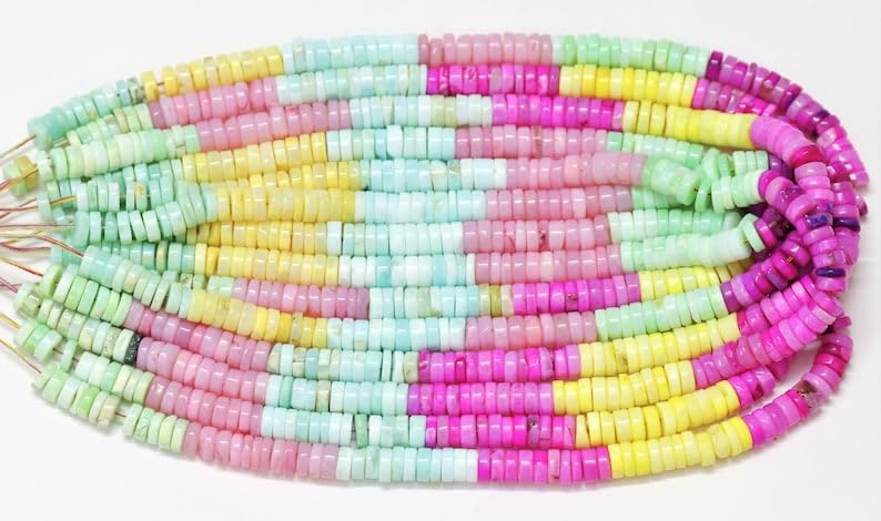 Opale naturelle multi-facettes pour bijoux d'été faits main - 2