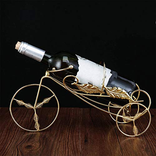 Soporte moderno de botella de vino metálico W13.5xh18.5cm miniatura 1