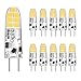 Produktbild G4 LED Warmweiss 3000K, 12V AC/DC, 2W G4 LED Lamp Birnen Glühbirne Ersatz für 20W Halogenlampen, 360° Abstrahlwinkel Glühbirnen Kein Flimmern, Nicht Dimmbar, CRI>85, 180LM, 10er Pack,CHEERBEE