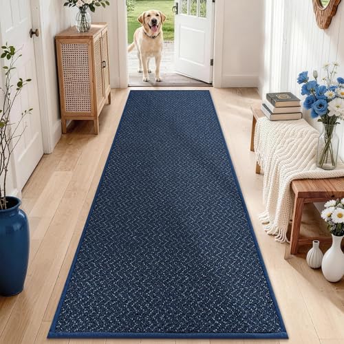 COSY HOMEER Hallway Runner Rug 2'7"x10' Non Slip Washable Entryway Runner Rugs Absorbent Stain Resistant Carpet Rug Runners for Hallways,Entrance and