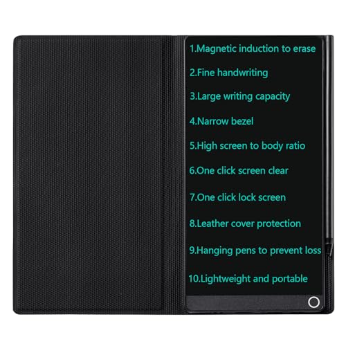 Czemo LCD schreibtafel Erwachsene 6.5 Zoll mit Schutzhülle,...