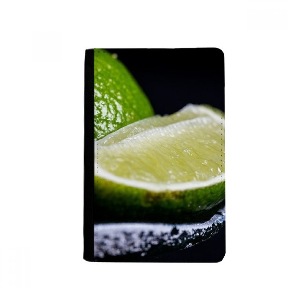 DIYthinker Fresh Fruits Green Lemon Picture Passport Holder Notecase Burse Wallet Cover Card Purse