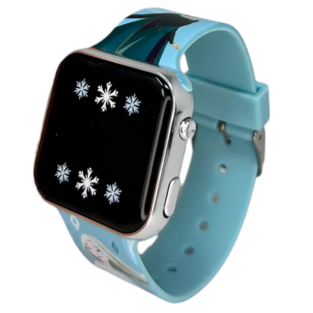 CARTOON Reloj de pulsera digital con pantalla LED y correa de silicona para niños
