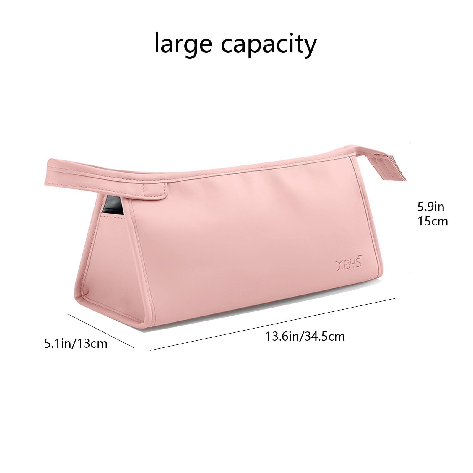 Veki Bolsa de Almacenamiento Compatible con Dyson Airwrap Styler y Dyson Supersonic, Funda de Viaje para Secador de Pelo Dyson y Shark, Bolsa Protectora de Viaje de Rizador de Pelo (Rosa, Triángulo) — view 5
