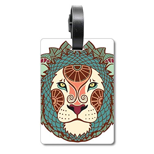 Étiquette pour valise constellation du Lion contre le vol et la perte de sac en voyage