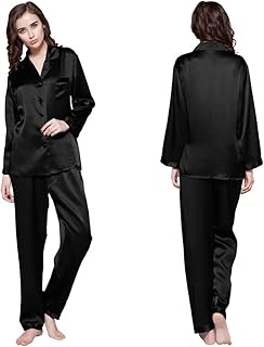 LilySilk Silk Pajamas for Women Pure Full Length Long 22 Momme 100% Mulberry Silk Luxury
