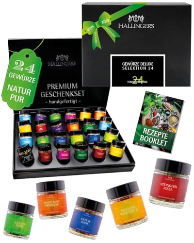 Foto von Hallingers Gewürz Geschenkset handgemacht, 24 Gewürze aus aller Welt - Made in Germany