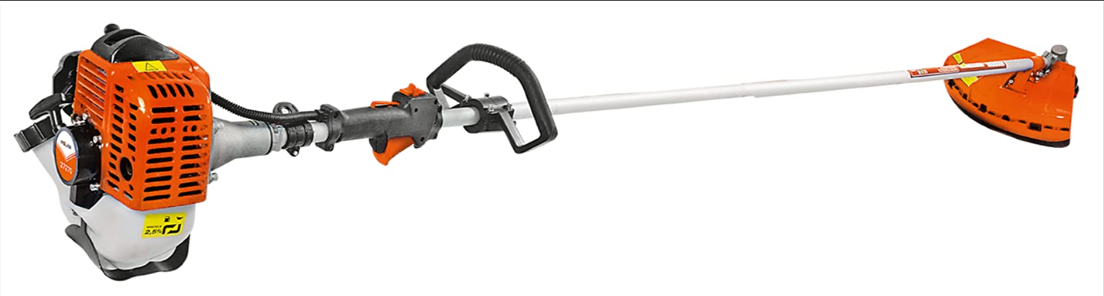 Desbrozadora Polar 2 tiempos 25,4 cc – Potencia 1,0 hp – diámetro corte 440 mm con cabezal de nylon y 255 mm con disco de corte de acero