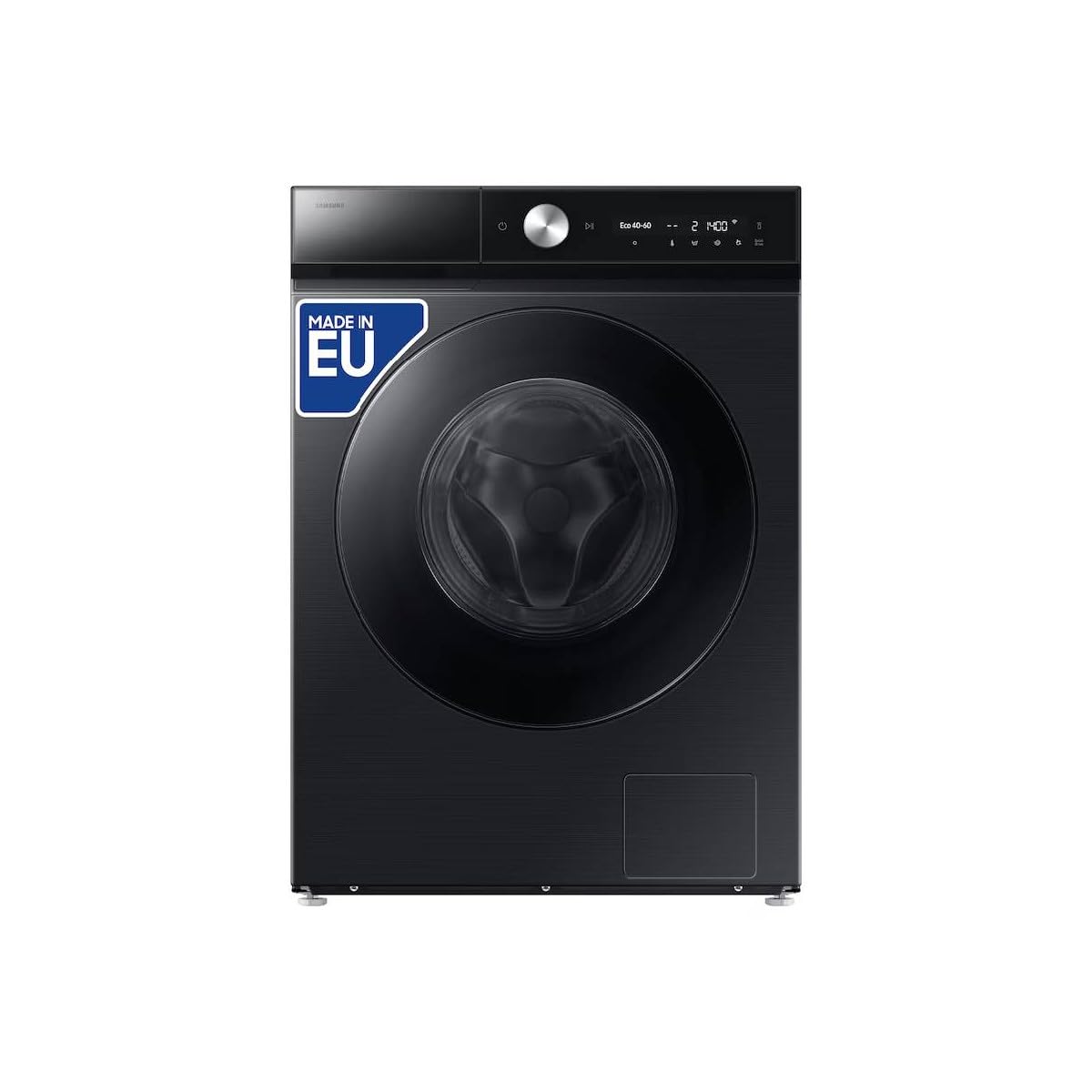 LAVATRICE SAMSUNG BESPOKE AI QUICKDRIVE WW11DB8B95GBU3 11 KG 1400 GIRI CARICO FRONTALE ECODOSATORE WIFI ECOLAVAGGIO DIGITAL INVERTER VAPORE NERO CLASSE A (Reacondicionado)
